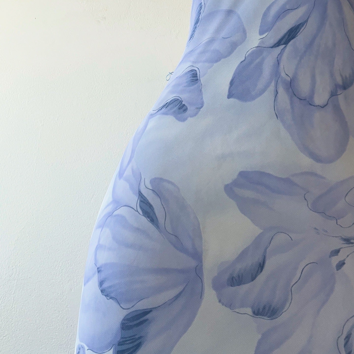 Light blue floral dress