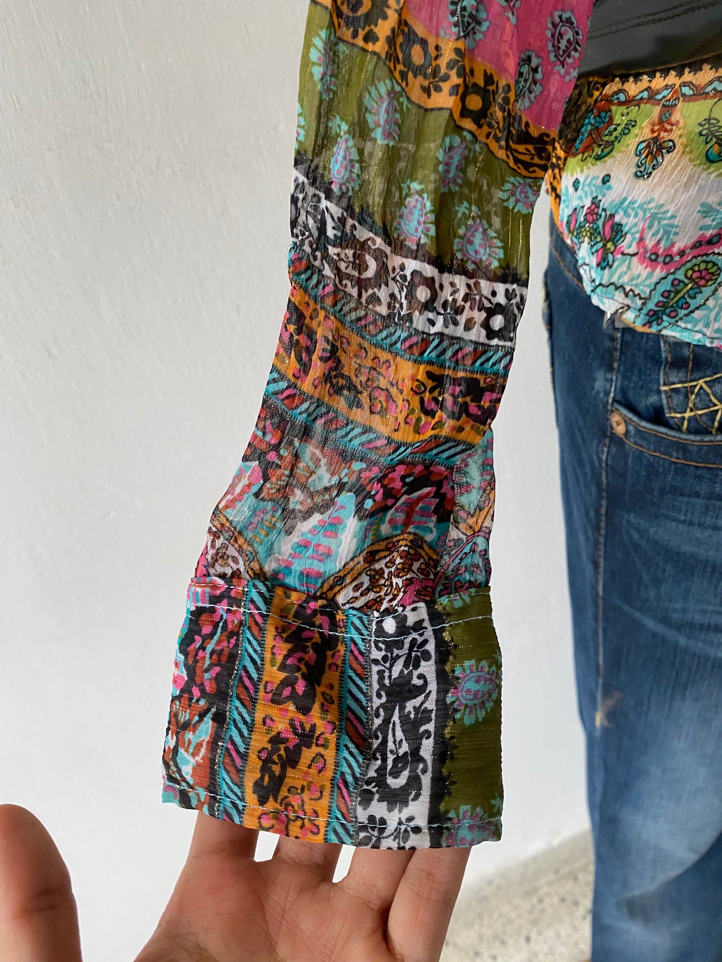 Boho chic blouse