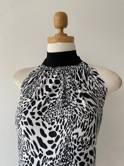 Animal print top