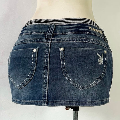 Play boy jean mini skirt- talla 30
