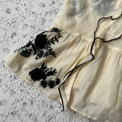 Chiffon coquette top