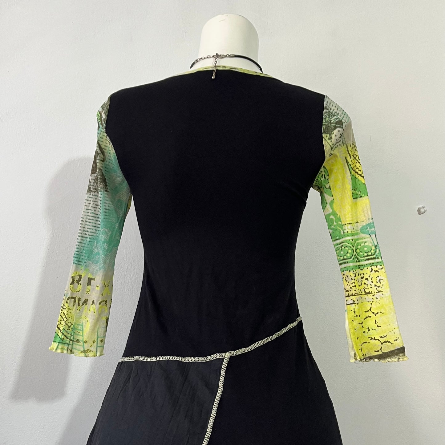 Boho chic patchwork dress