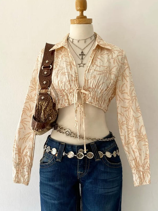 Bohemian waist blouse