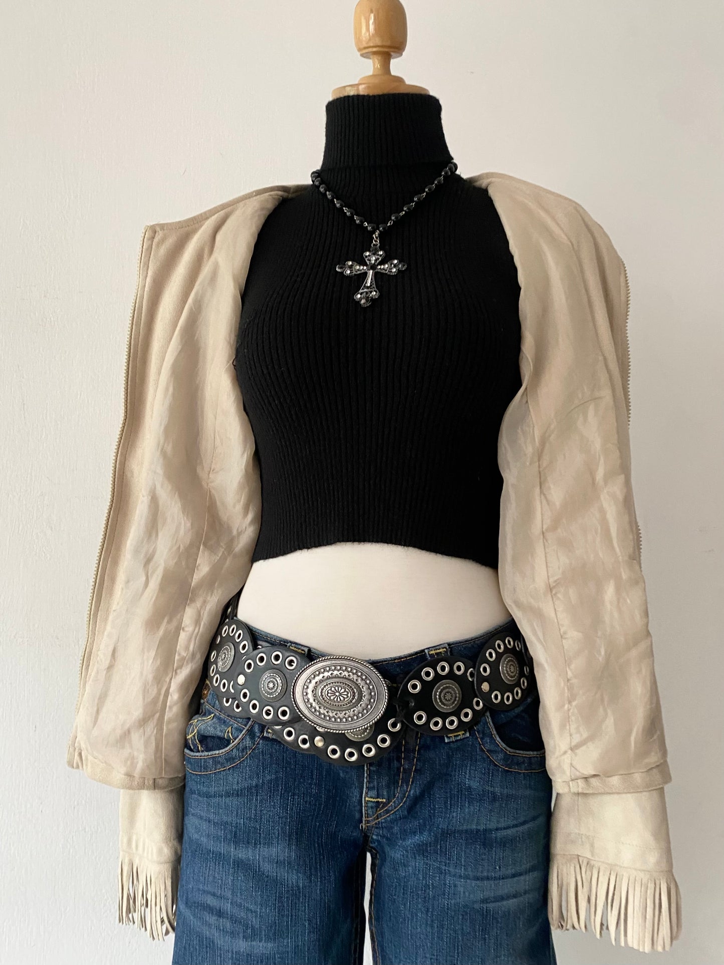Cow girl beige jacket