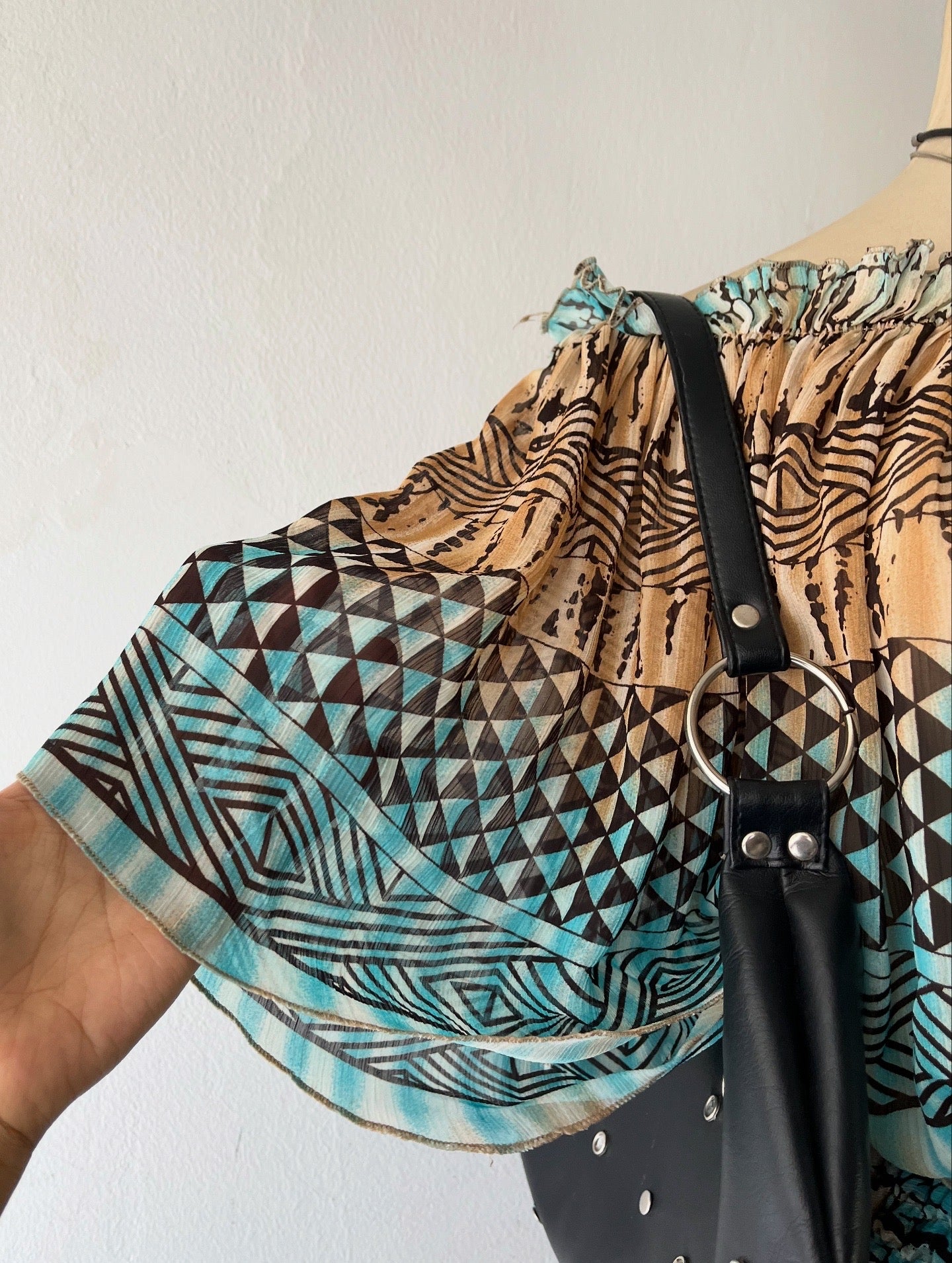 Off shoulder boho top