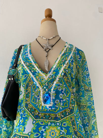Boho chic blouse