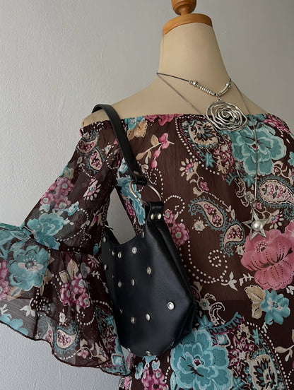 Off shoulder bohemian chic top