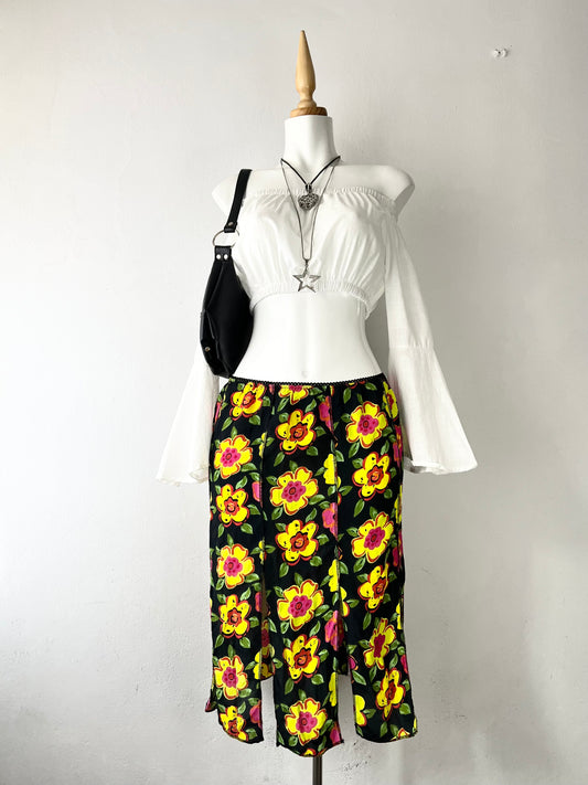 Floral summer skirt