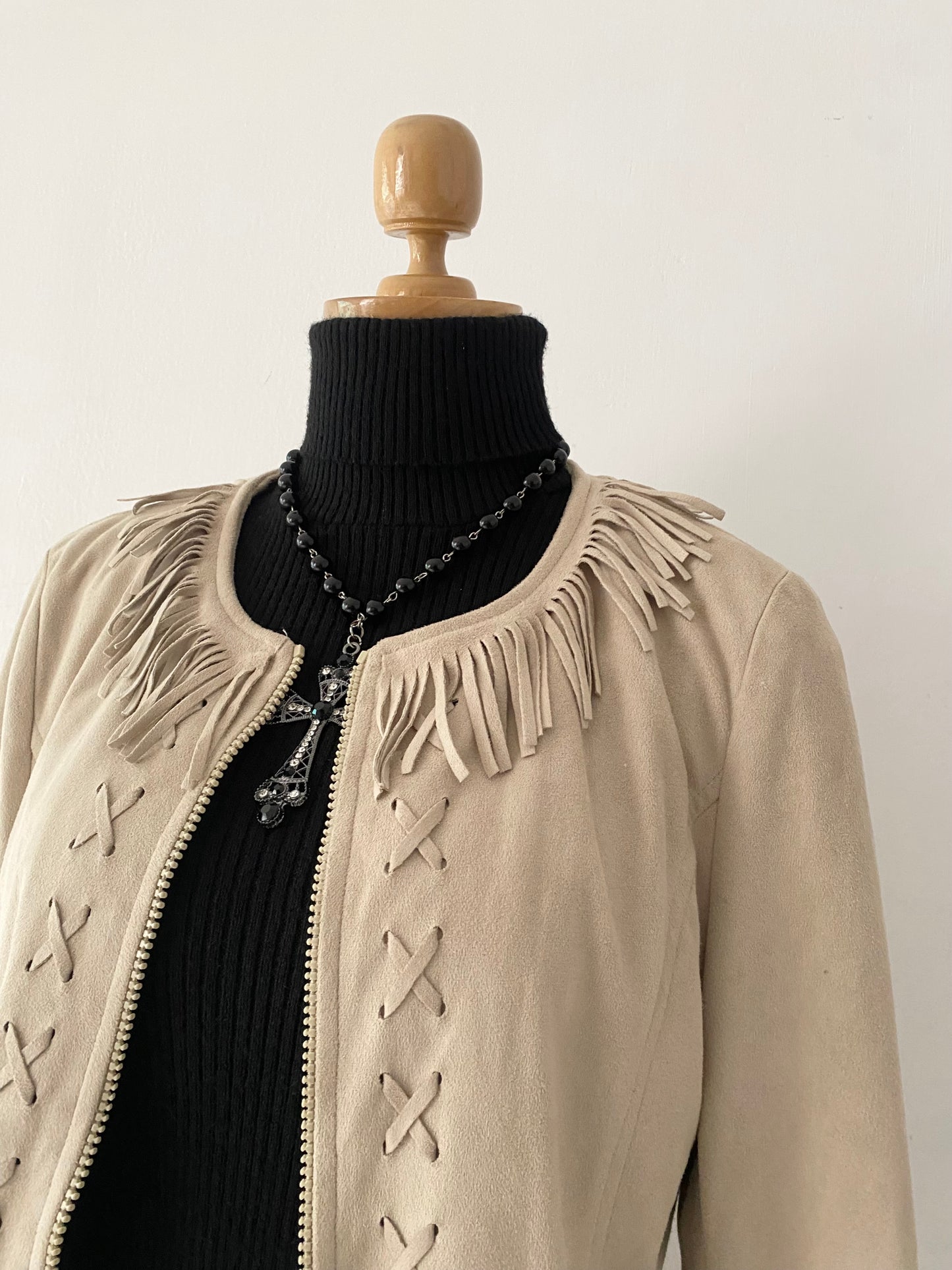 Cow girl beige jacket