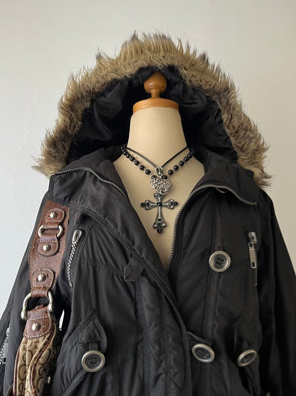 Padded jacket with hood