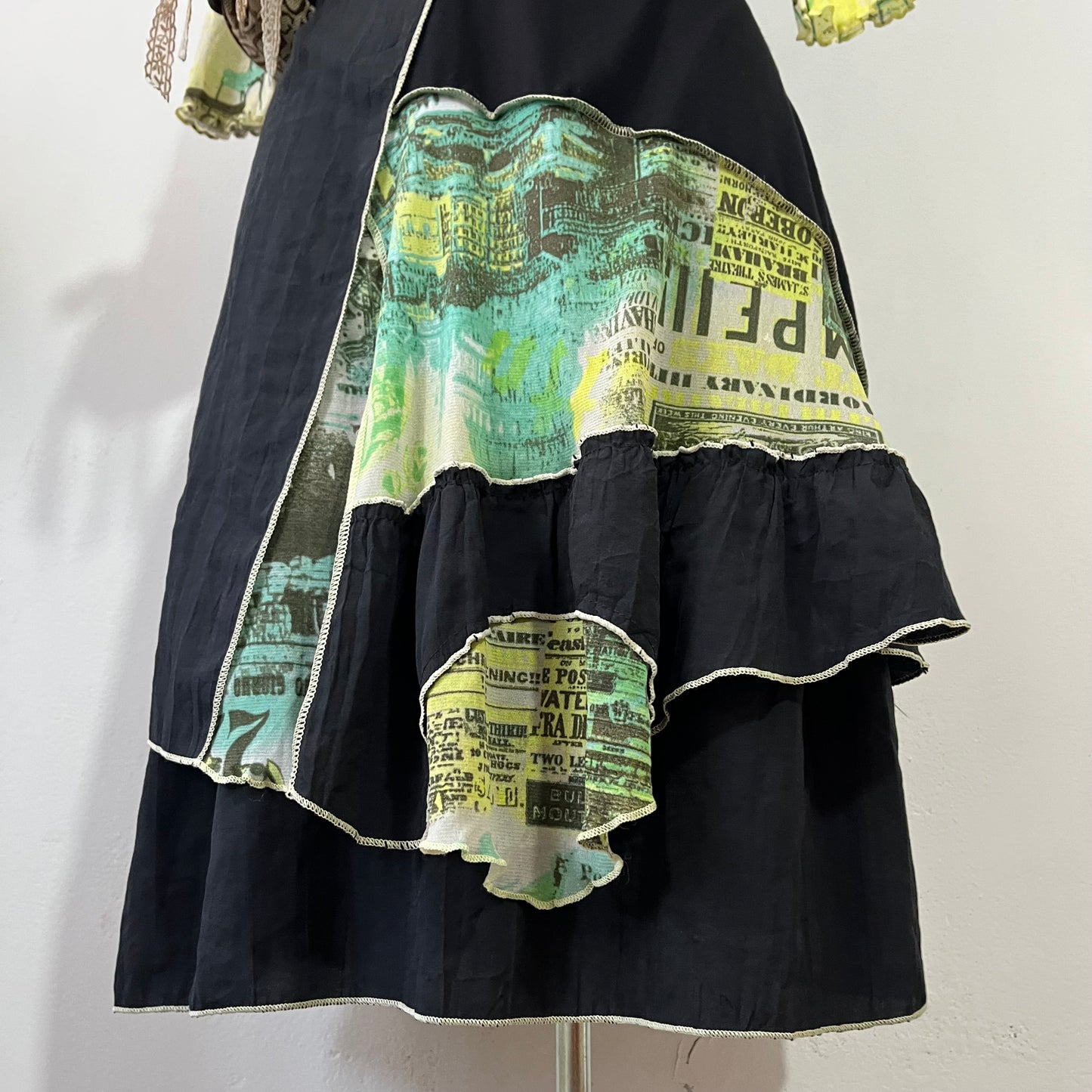 Boho chic patchwork dress