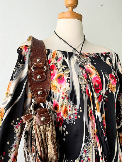 Long sleeves floral top